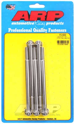 "5/16""-18 x 5.000 12pt SS bolts" (5pcs)