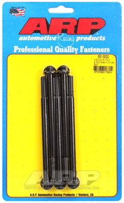 "5/16""-18 X 5.000 hex black oxide bolts" (5pcs)