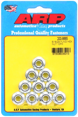 5/16-24 hex flanged nut (10pcs)