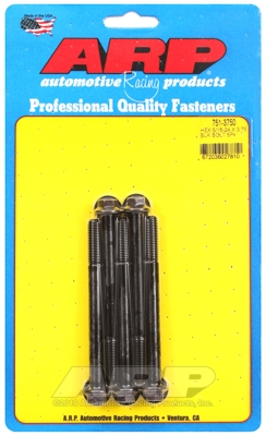 "5/16""-24 x 3.750 hex black oxide bolts" (5pcs)