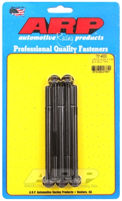 "5/16""-24 x 4.500 hex black oxide bolts" (5pcs)