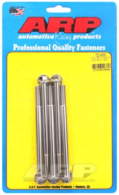 "5/16""-24 x 4.500 hex SS bolts" (5pcs)