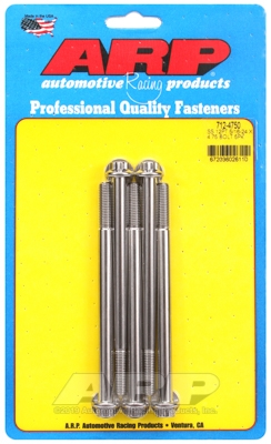 "5/16""-24 x 4.750 12pt SS bolts" (5pcs)