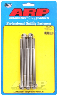 "5/16""-24 x 4.750 hex SS bolts" (5pcs)