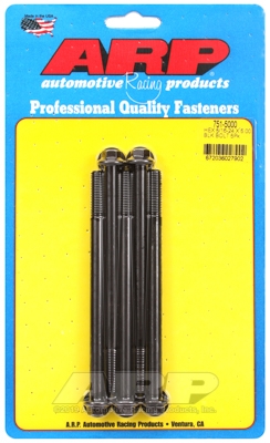 "5/16""-24 x 5.000 hex black oxide bolts" (5pcs)