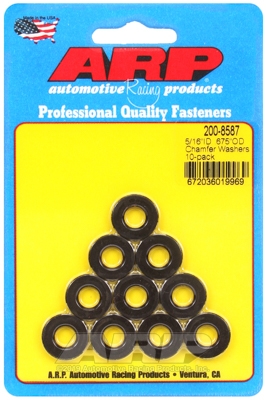 "5/16" ID   .675" OD .120"Th  chamfer washers"  (10pcs)