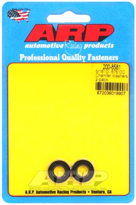 "5/16" ID   .675"OD .120"TH chamfer washers"  (2pcs)