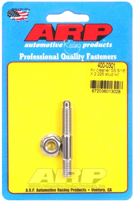 "5/16"" x 2.225 SS air cleaner stud kit"