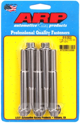 "7/16""-14 X 3.500 12pt SS bolts" (5pcs)