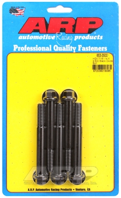 "7/16""-14 X 3.500 hex black oxide bolts" (5pcs)