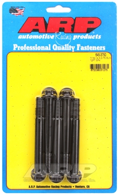 "7/16""-14 X 3.750 12pt 1/2 wrenching black oxide bolts"5pcs