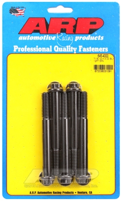 "7/16""-14 X 4.000 12pt 1/2 wrenching black oxide bolts"5pcs