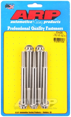 "7/16""-14 X 4.250 12pt 1/2 wrenching SS bolts" (5pcs)