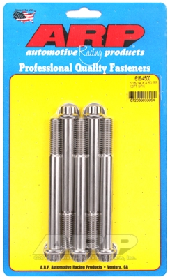 "7/16""-14 X 4.500 12pt SS bolts" (5pcs)