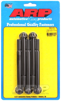 "7/16""-14 x 4.750 12pt black oxide bolts" (5pcs)