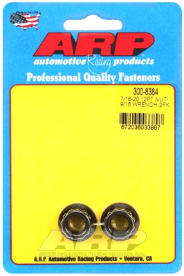 "7/16""-20. 9/16"" socket 12pt nut kit" (2pcs)