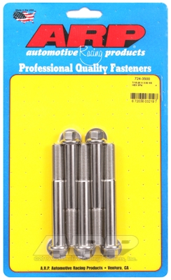 "7/16""-20 x 3.500 hex SS bolts" (5pcs)
