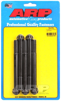 "7/16""-20 x 4.750 12pt black oxide bolts" (5pcs)