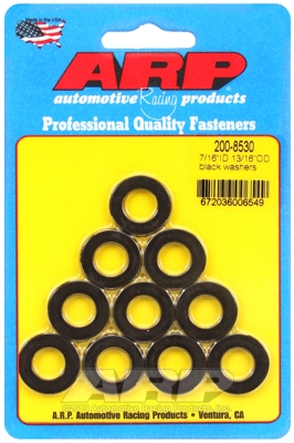 7/16"ID 13/16"OD .120"TH black washers (10pcs)