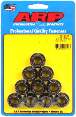 9/16-12 12pt nut kit (10pcs)