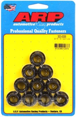 "9/16""-18 12pt nut kit" (10pcs)