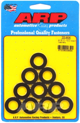 "9/16""ID 1""OD black washers"(10x)