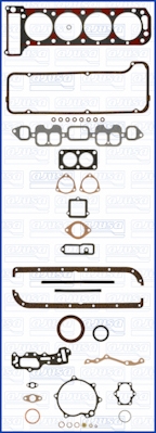 Ajusa Complete Gasket Set Opel 2.2L 8v - CIH