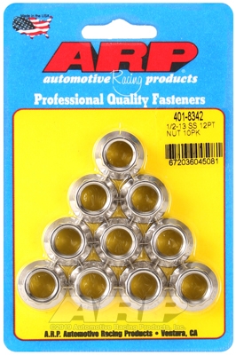 ARP 1/2-13 SS 12pt nut kit