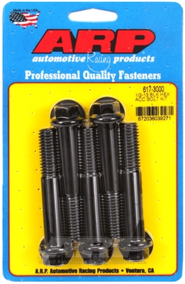 ARP 1/2-13 x 3.000 hex black oxide bolts (5pcs)