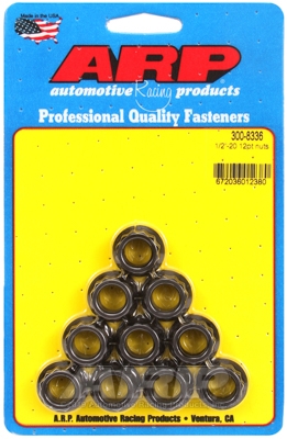 ARP "1/2"-20 12pt nut kit" (10pcs)