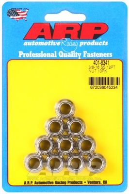 ARP 3/8-16 SS 12pt nut kit