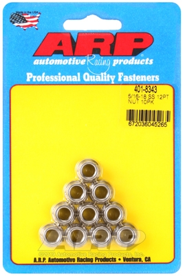 ARP 5/16-18 SS 12pt nut kit