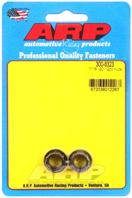 ARP 7/16"-20 12pt nut kit (2-pcs)