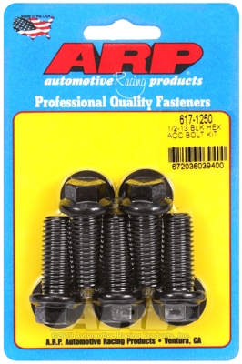 ARP Bolt Kit 1/2-13 x 1.250 Black Oxide Hex