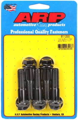 ARP Bolt Kit 1/2-13 x 2.000 Black Oxide Hex