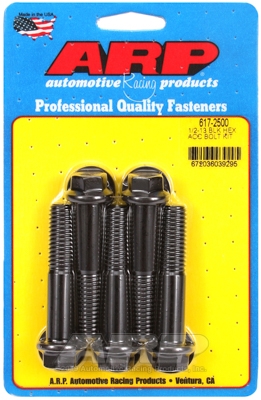 ARP Bolt Kit 1/2-13 x 2.500 Black Oxide Hex