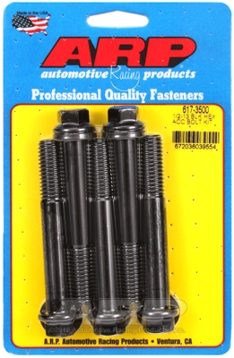ARP Bolt Kit 1/2-13 x 3.500 Black Oxide Hex