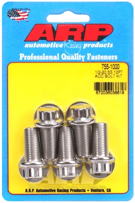 ARP Bolt Kit 1/2-20 x 1.000 SS 12PT