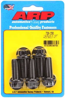 ARP Bolt Kit 1/2-20 x 1.250 Black Oxide 12PT