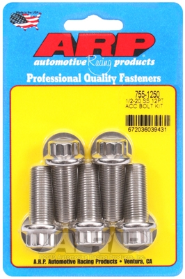 ARP Bolt Kit 1/2-20 x 1.250 SS 12PT