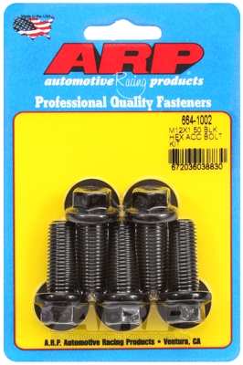 ARP Bolt Kit M12 x 1.50 x 30 Black Oxide Hex