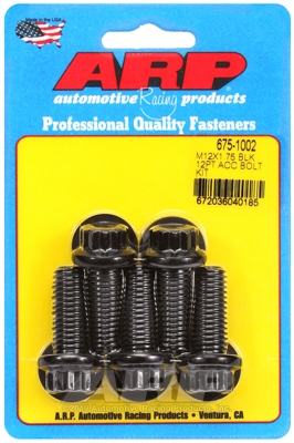 ARP Bolt Kit M12 X 1.75 X 30 Black Oxide 12PT