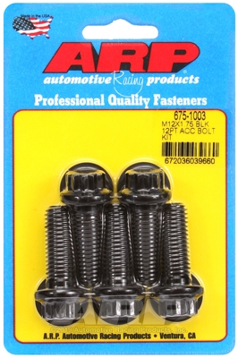 ARP Bolt Kit M12 X 1.75 X 35 Black Oxide 12PT