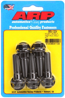 ARP Bolt Kit M12 x 1.75 x 40 Black Oxide Hex