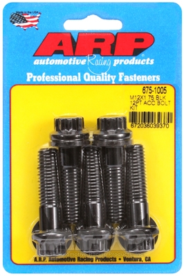 ARP Bolt Kit M12 X 1.75 X 45 Black Oxide 12PT