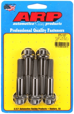 ARP Bolt Kit M12 X 1.75 X 60 Black Oxide 12PT
