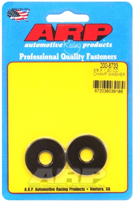 ARP Chamfer Washer 3/8 ID 1.20 OD Black 2 Pack