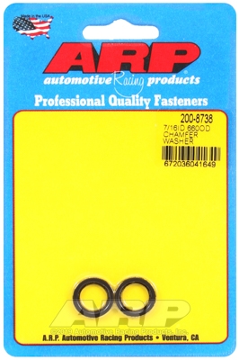 ARP Chamfer Washer 7/16 ID 0.660 OD  Black 2 Pack
