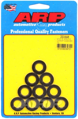 ARP Chamfer Washer M12 ID 0.876 OD Black 10 Pack