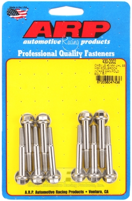 ARP Chevy LS 45mm UHL hex Edelbrock intake manifold bolt kit